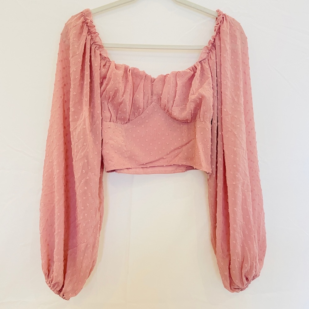 Pink cupped shirt